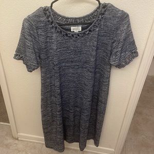 Blue/gray tshirt dress - size M